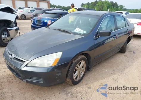 2007 Honda Accord 2.4 Se из США, поврежденный, VIN 1HGCM56397A196123